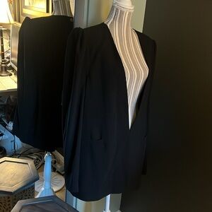 Twinset, Milano - Black Blazer Hook Closure, Size 50 EU, size 14 US